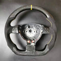 100% Real Carbon Fiber Steering Wheel With Leather For VW Volkswagen Golf 5 Mk5 GTI TSI Passat Maiteng Touran(No Paddles)