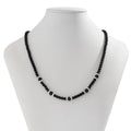 PuRui Hip Hop Acrylic Crystal Beads Strand Necklace for Men Black Choker Collar Simple Jewelry On The Neck Party Gift Street