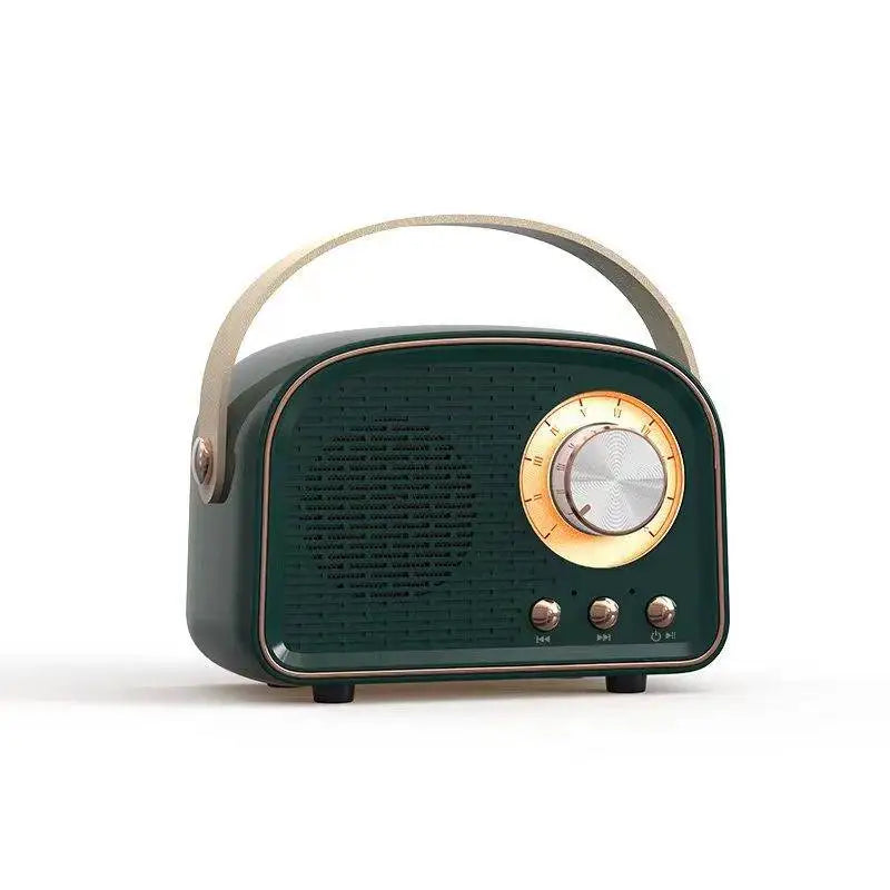 Retro Mini Bluetooth Speaker Classical Music Player Stereo Bass Sound Box Portable Wireless Speaker Home Travel Music Player