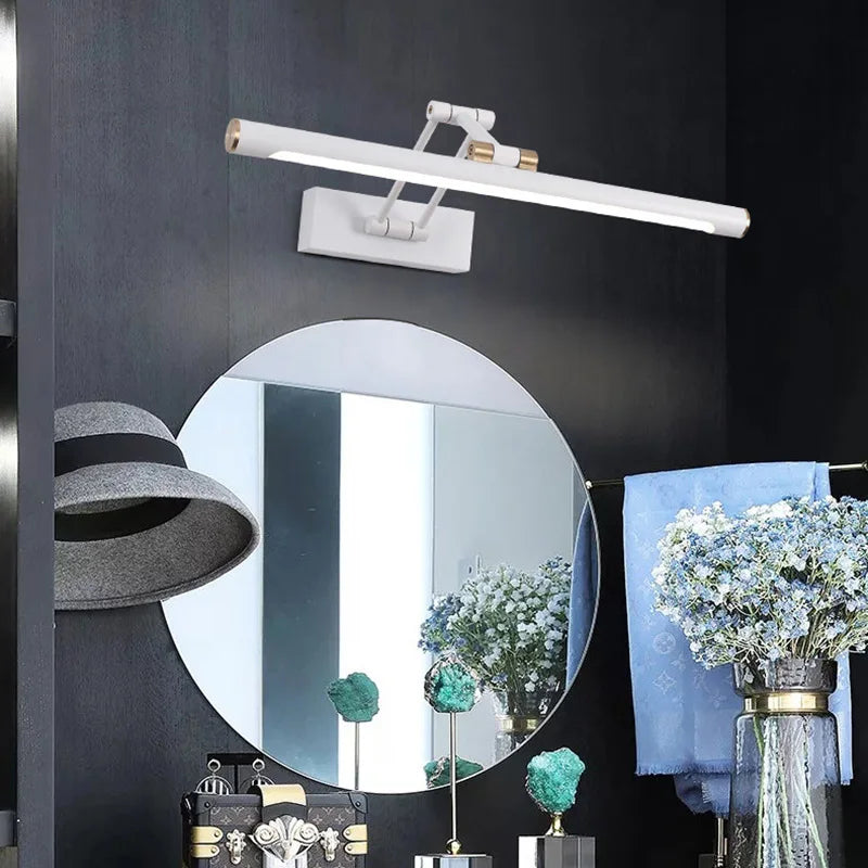 Mirror Light LED Wall Lamp Modern Bathroom Wall Light 43cm 58cm AC85 - 265V Indoor Lighting Bedroom Wall Sconces Light Fixtures