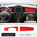 Car Dashboard Decorative Shell ABS Leather For Mini Cooper F55 F56 F57 2014-2021 Center Console Decorative Shell Car Accessories