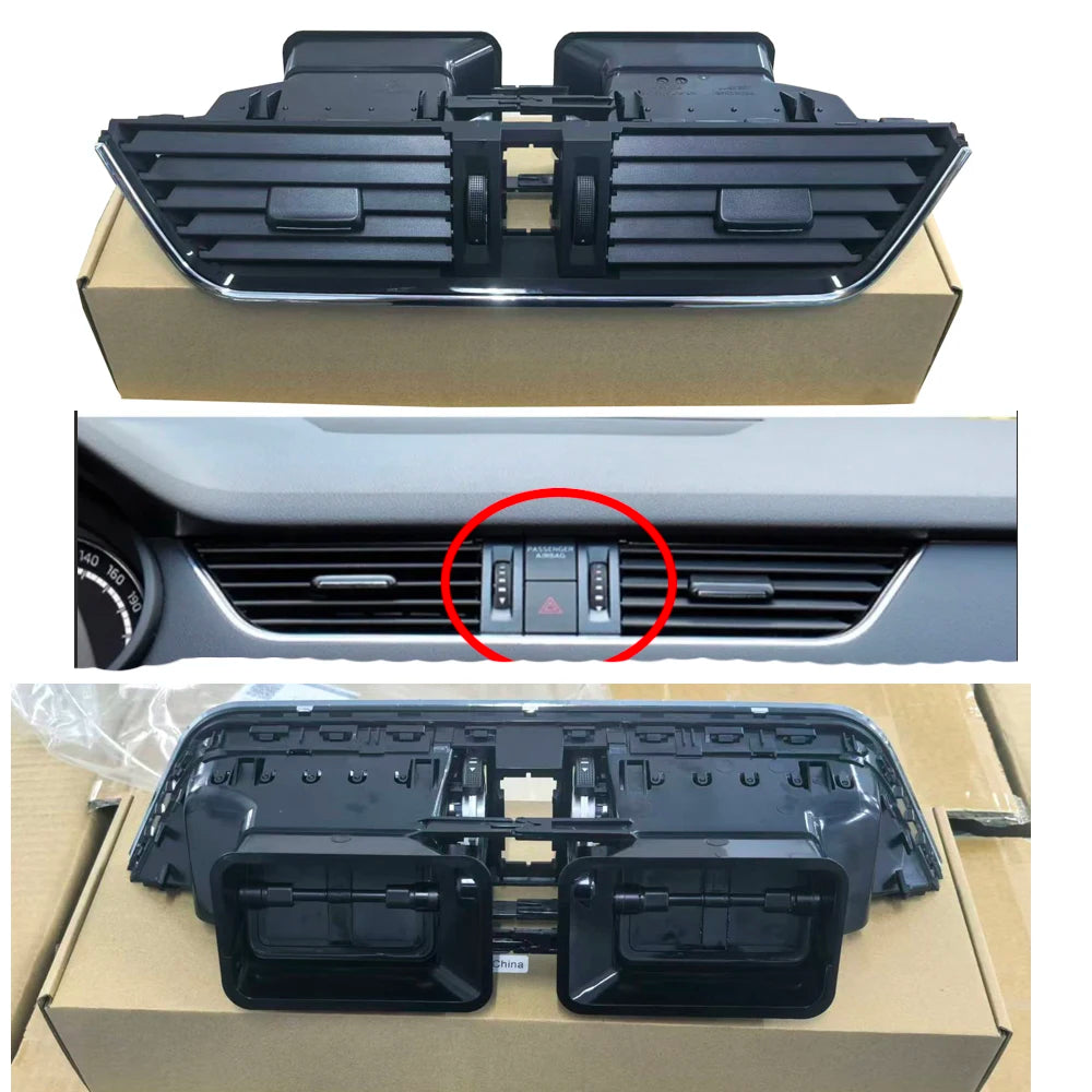 Y Octavia 2015-2021 Car Front Center Dashboard Air Conditioning AC Vent Grille Outlet Assembly For Skoda 5E0820951 5E0820951CZLL