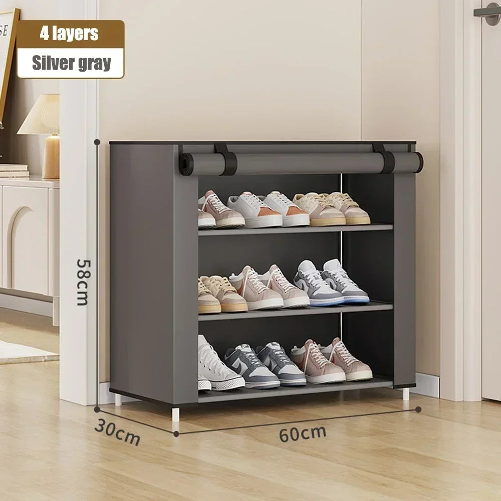 Meuble à Chaussures Étagère à Chaussures Meuble de Rangement Gain de Place pour Chaussures Salons Armoires Meuble de Rangement en Forme de Cube Hall avec Banc