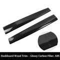 for Tesla Model Y 3 2023 ABS Carbon Fiber Center Console Wrap Cover Kit Dashboard Armrest Door Side Trim Sticker Accessories