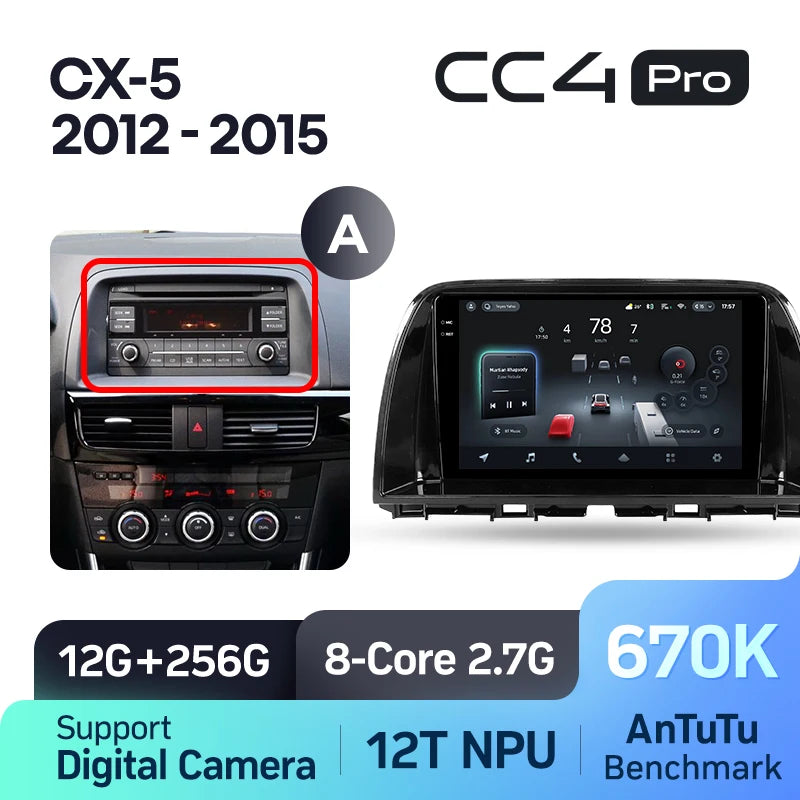 TEYES CC4 PRO For Mazda CX5 CX-5 CX 5 2012-2015 CarPlay Android Auto 2DIN Car Play Radio Multimedia Stereo