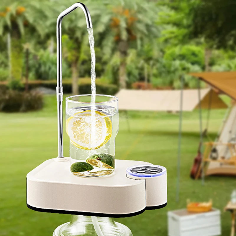 Pompe à eau électrique intelligente Distributeur d'eau automatique rechargeable pour bouteille d'eau portable d'un gallon pour la maison et le bureau