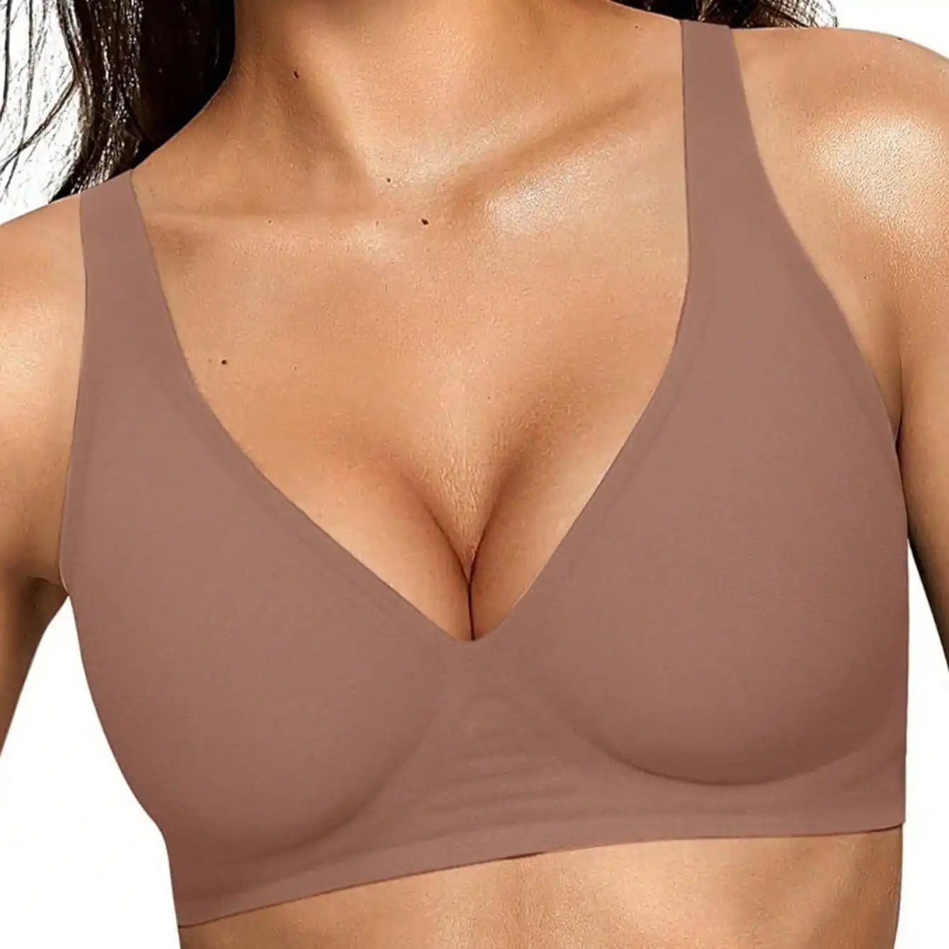 Women Seamless Push Up Bra No Show Brassiere Removable Pad Bralette NudeFit Bras Intimates Casual Comfortable