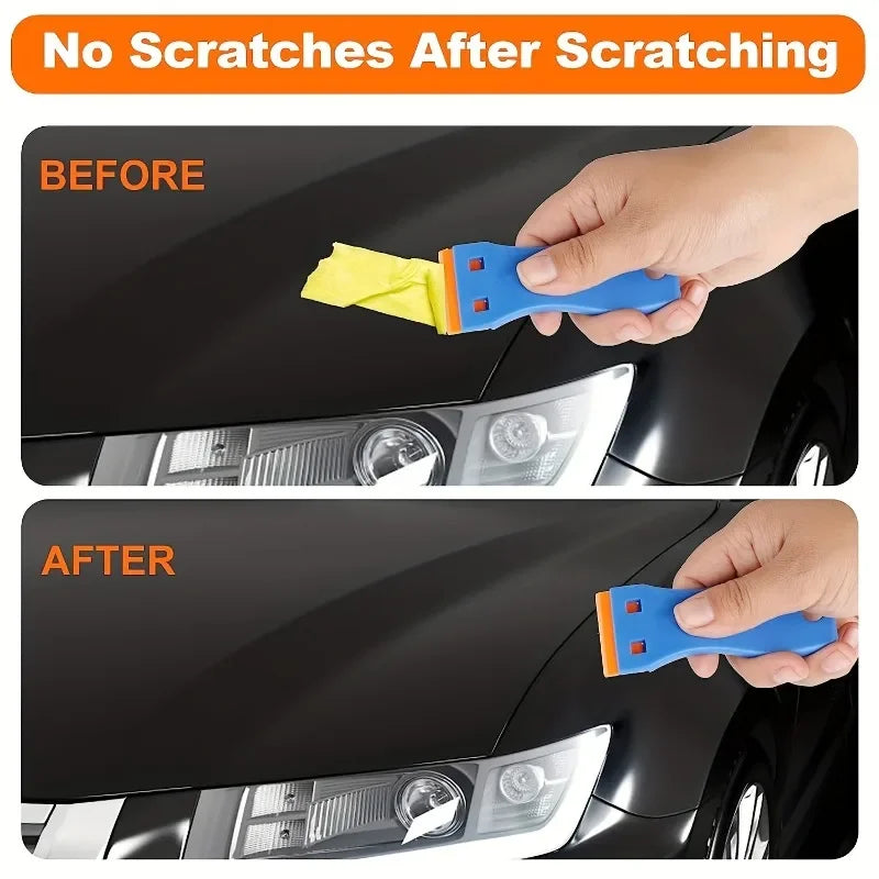 Cleaning Scraper 1Set Car Sticker Remover Multipurpose Plastic Small Paint Automotive Film Applying Tool Household Glass