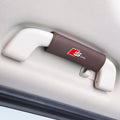 Car Roof Handle Protective Cover Cars Interior Accessories For Audi Sline A3 A4 A5 A6 A7 A1 A2 A8 Q1 Q2 Q3 Q4 Q5 Q6 Q7 Q8 TT RS3