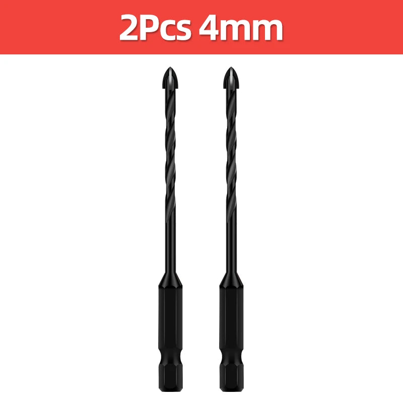TOOLEYE Cross Hex Drill Bit Set