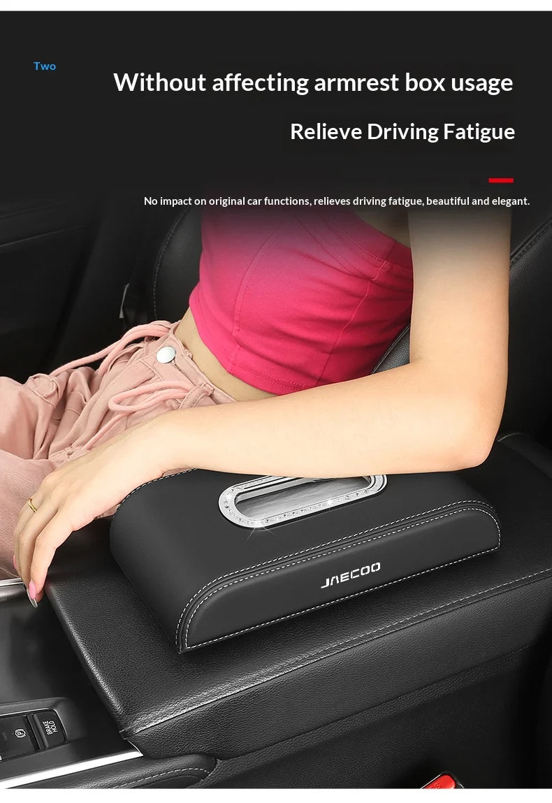 Suitable for JAECOO J5 J6 J7plus jaecoo J8 J7Phev car center console car mounted tissue box hanging bag tissue bag