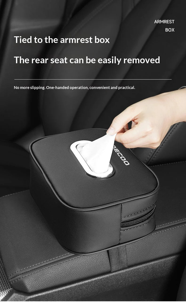 Suitable for JAECOO J5 J6 J7plus jaecoo J8 J7Phev car center console car mounted tissue box hanging bag tissue bag
