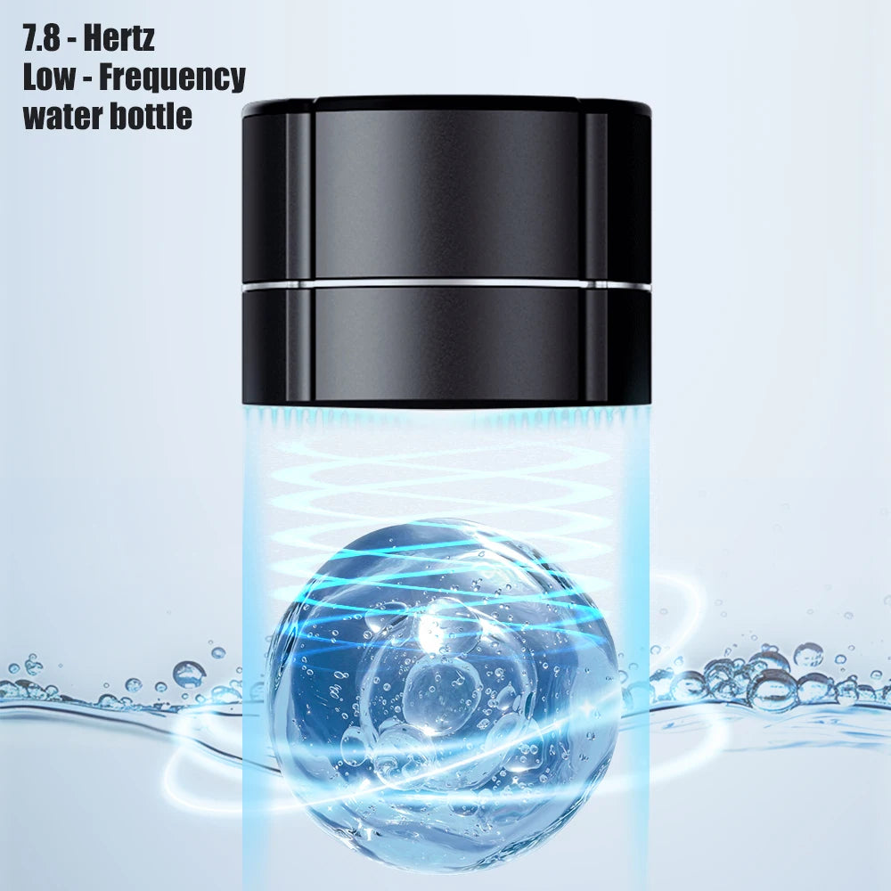300ml 5000ppb hydrogen water bottle 7.83HZ Schumann resonance activated water technology UV-C cleaning technology