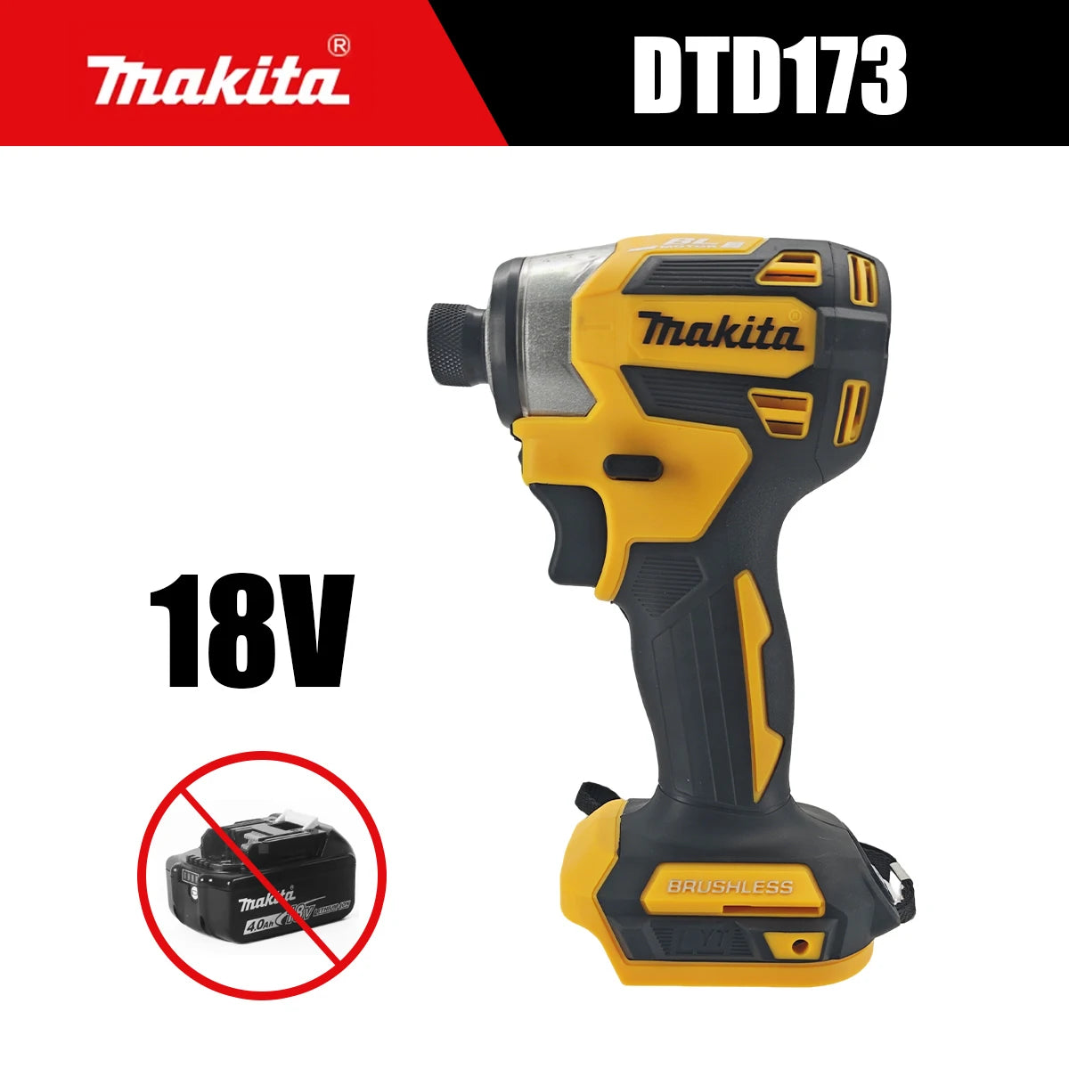 Makita DTD173 18V Brushless Impact Driver
