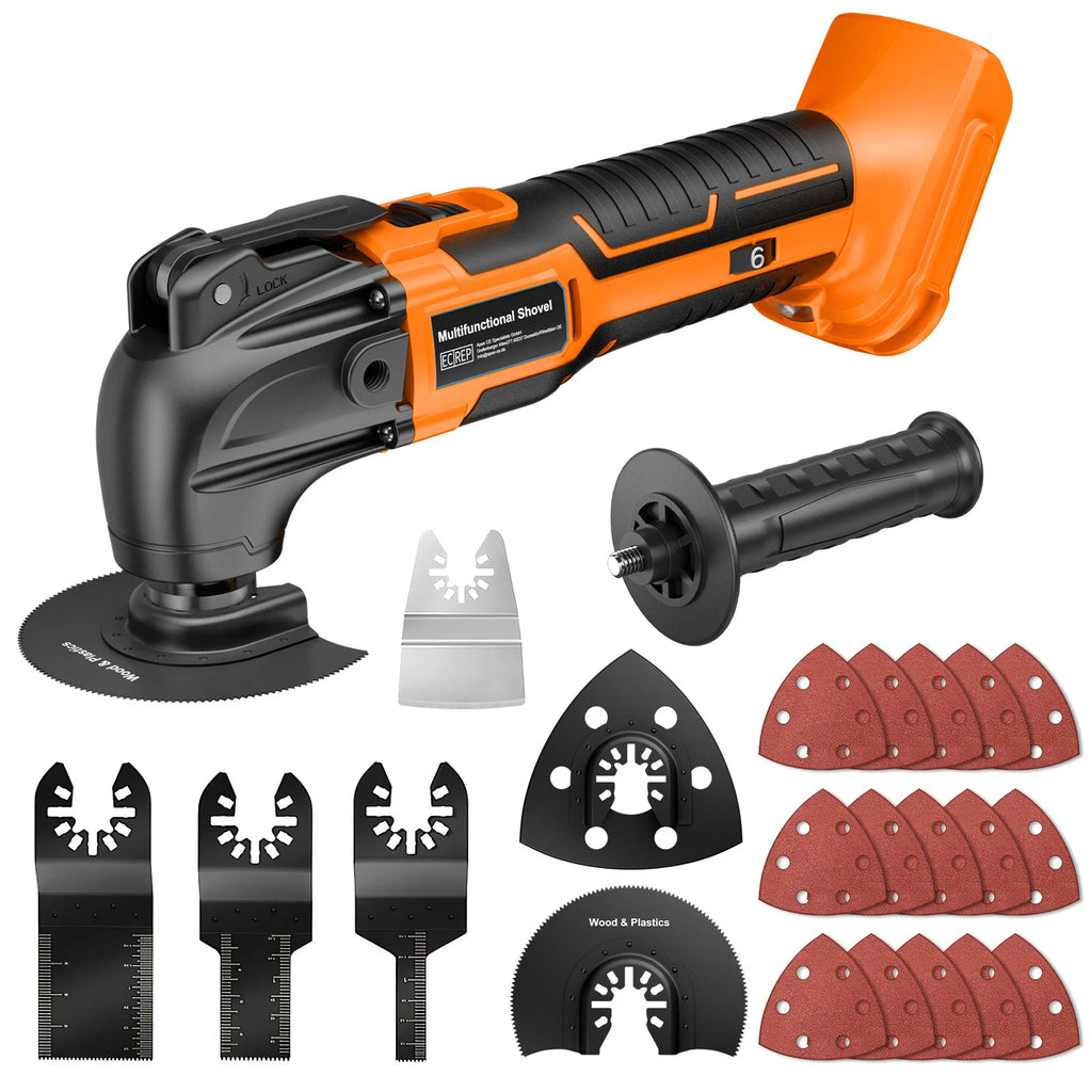 Nananuu Oscillating Multi Tool For Dewalt 20V Battery Electric Saw Trimmer Oscillating For Cutting Scraping Sanding Power Tool