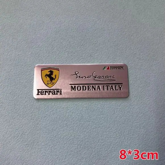 3D Aluminum Car Badge Stickers