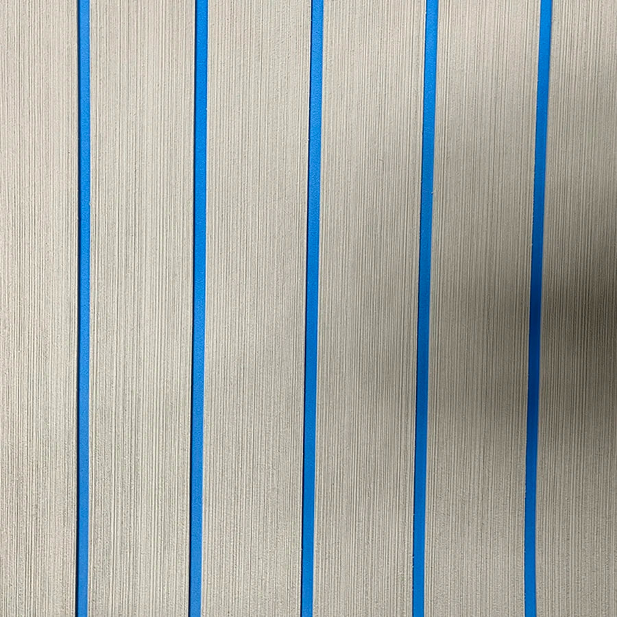 240*45cm Boat Flooring EVA Foam Decking Sheet Faux Teak Marine Mat Non-Slip Self-Adhesive Carpet for Motorboat RV Pontoon Jon