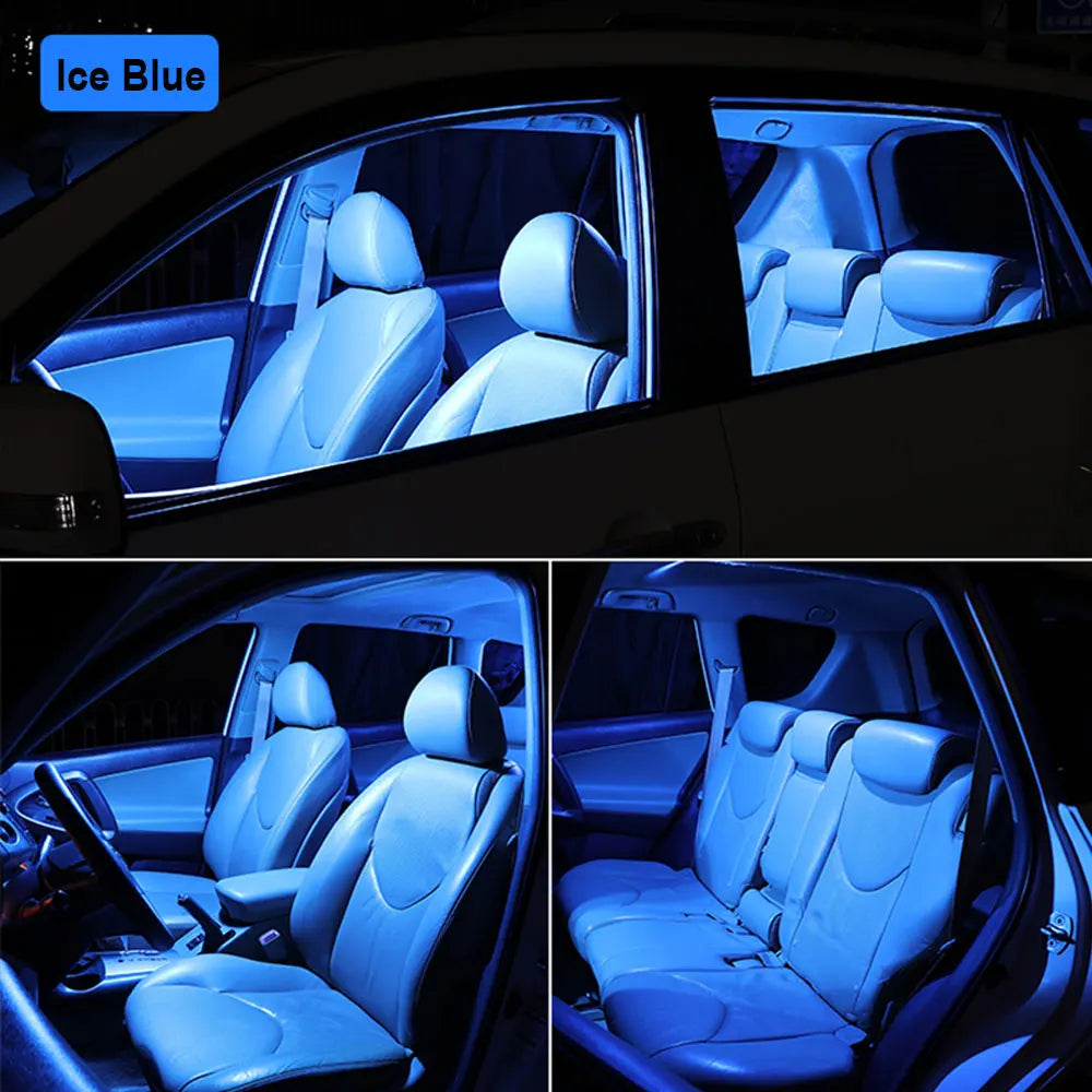 Kit d'éclairage intérieur LED Canbus pour Audi A3 S3 8L 8V 8P A4 S4 B5 B6 B7 B8 A5 S5 8TA 8T3 A6 S6 C5 C6 C7 A7 1996-2024 Pièce automobile