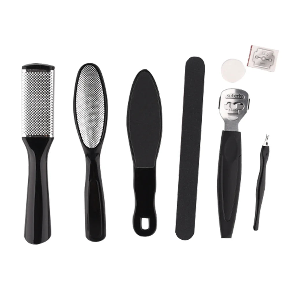 8/10/23PCS Pedicure Foot File Professional Rasp Heel Grater Hard Dead Skin Callus Remover Pedicure Foot Care Tools household