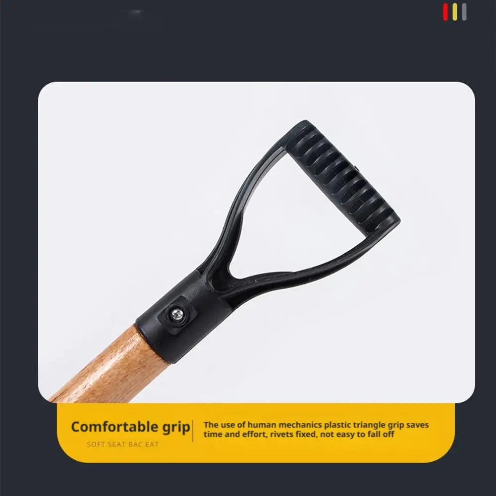 36cm Garden Shovel WIth Wooden Handle Stainless Steel Mini Planting Digging Practical Tool Flower Vegetable Children Adult Toy