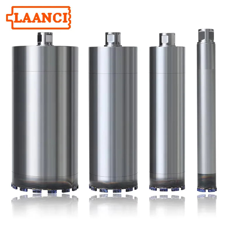 LAANCI Thread M22 1 1/4UNC Diamond Core Extended drill bit for Reinforced Concrete 25-400mm Total Length 420mm Punching Holes