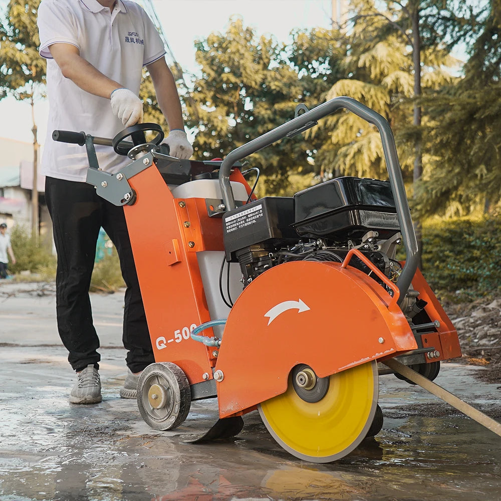 500mm Asphalt Concrete Road Cutting Machine Diesel Engine Pavement Floor Saw Cutter