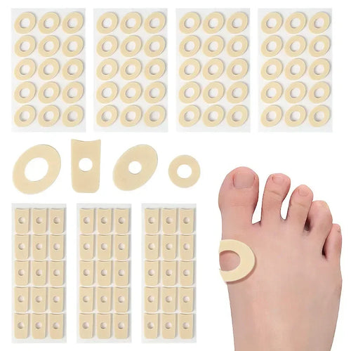 15/20PCS/Sheet Callus Cushions Shoes Heel Pad Foam Round Toe Foot Corn Bunion Protectors Pads Medical Plaster Foot Corn Removal