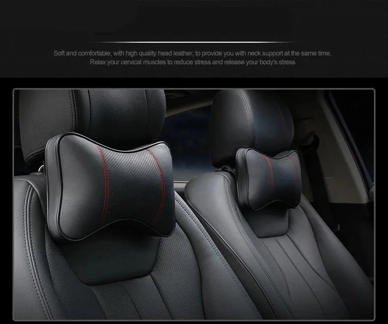 Car Seat Neck Pillow Headrest Rest Cushion Seat Belt Shoulder Pad For BMW M E39 E46 E90 E60 F10 F11 F20 F30 F34 M1 M2 M3 sticker