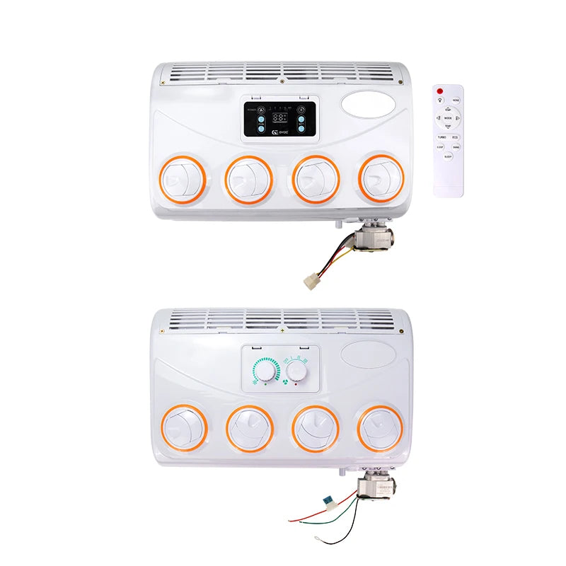 Universal Wall-mounted Refrigeration Air Conditioner Evaporator Assembly Cooling 12V 24V A/C for Bus Heavy Duty Truck Camper