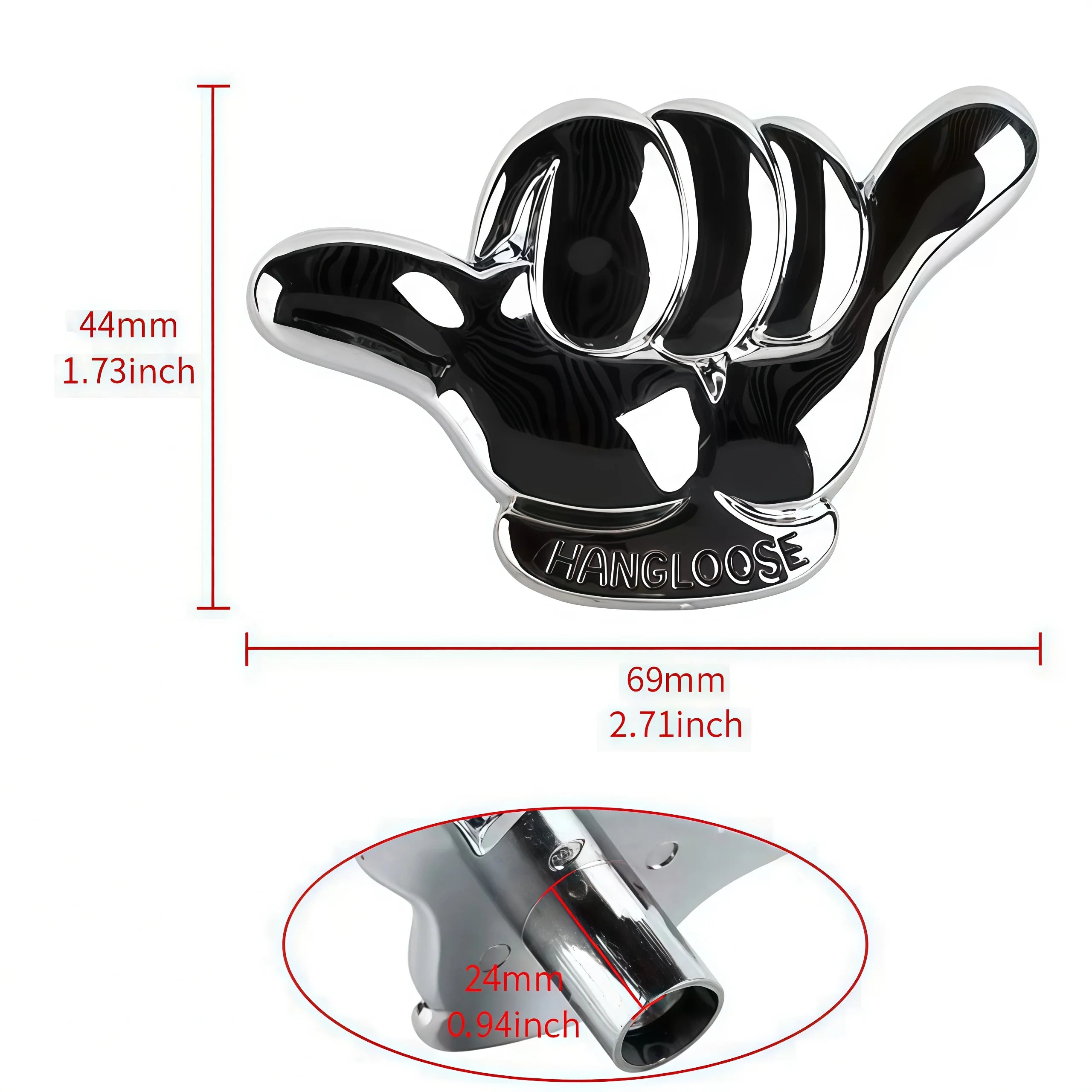 1 pcs Stainless Steel Car Rear Wiper Delete Kit Plug Cap Universal Car Accessories Decoration Rear Windshield Wiper Decorations