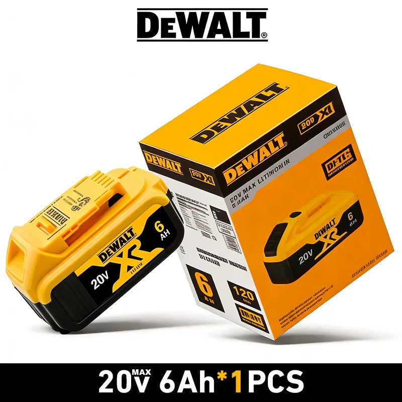 DeWalt DCB200 20V 6.0Ah Battery Replacement For DeWalt 20V Max Tools 6Ah 9Ah Li-ion Power Tool Battery DCB184 DCB181 DCB205