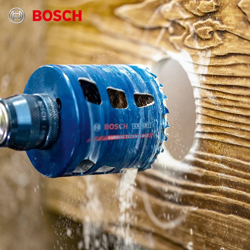 Bosch 1x Scie cloche Expert Professional pour matériaux durs, kit de démarrage pour bois et métal, diamètre 20mm-70mm