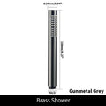 Brass Handheld Shower Head Brushed Golden Hand Held Shower Sprayer Nickel Bath Sprinkler Matte Black Rose Gold Handshower Chrome