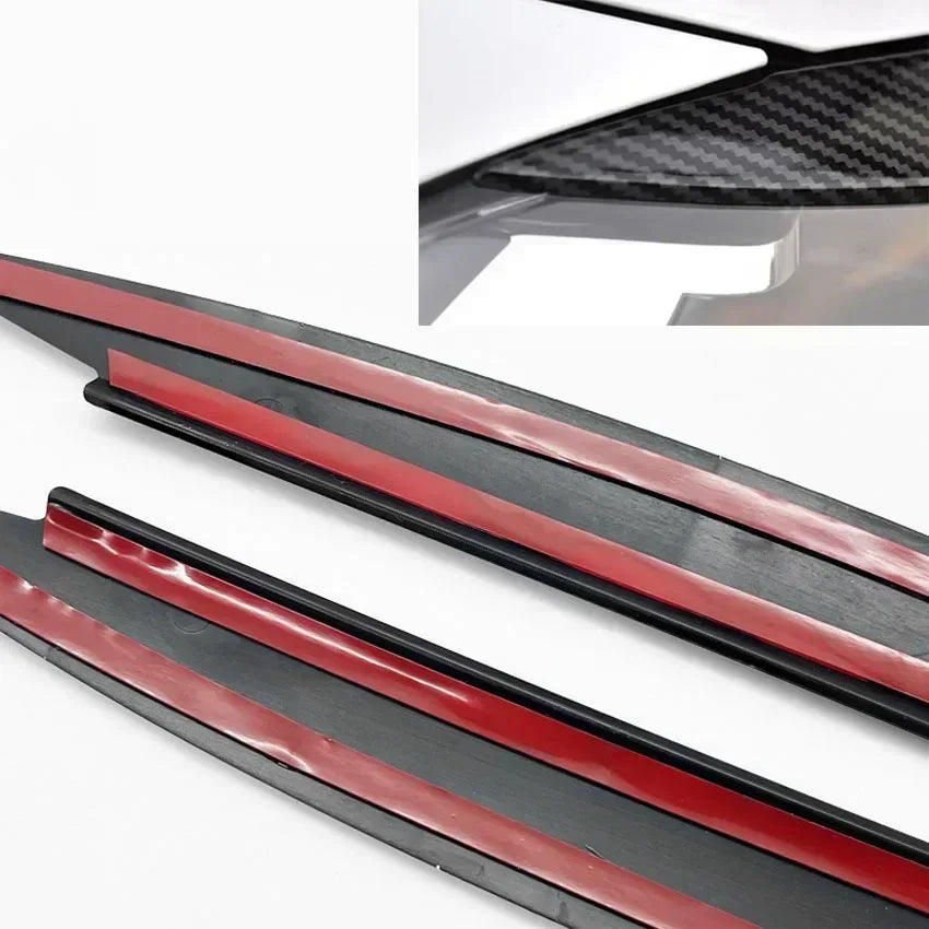 For VW GOLF 7 7.5 VII MK7 MK7.5 GTI R GTE GTD 2013-2020 Headlights Eyebrow Eyelids Stickers Trim Cover Accessories Body Kit