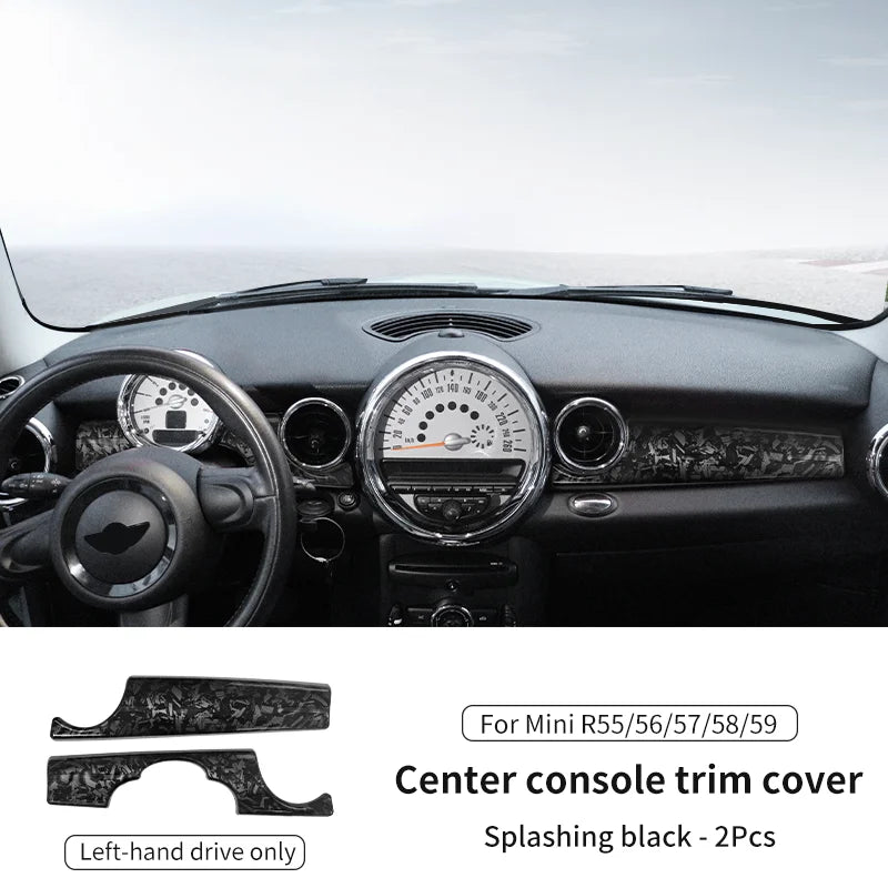 Car Dashboard Decal Leather Sticker For Mini Cooper R56 R55 R54 R57 R58 R59 Car Accessories Styling Only Left handdrive