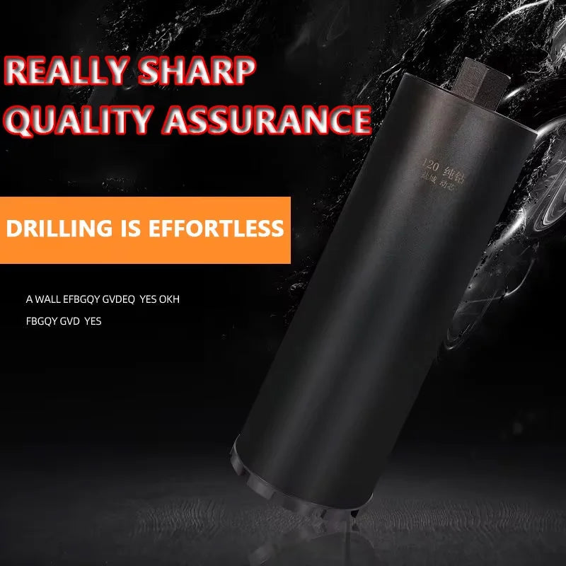 LAANCI laser weld Diamond Core Drill Bit for Reinforced Concrete – Diameter 25-254mm,400mm Total Length M22 Threaded Connection