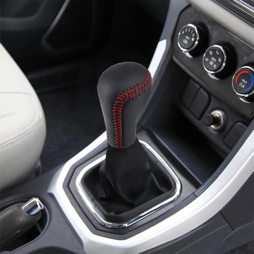 Gear lever Knob 5 Speed Leather Universal Gear Shift knob For Toyota Trd shift knob Transmission Automatic Gear Level Knob