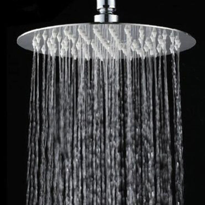 Pommes de douche cascade ultra-minces en acier inoxydable de haute qualité 10/8/6 pouces, pommes de douche effet pluie carrées et rondes 2024 NOUVEAU