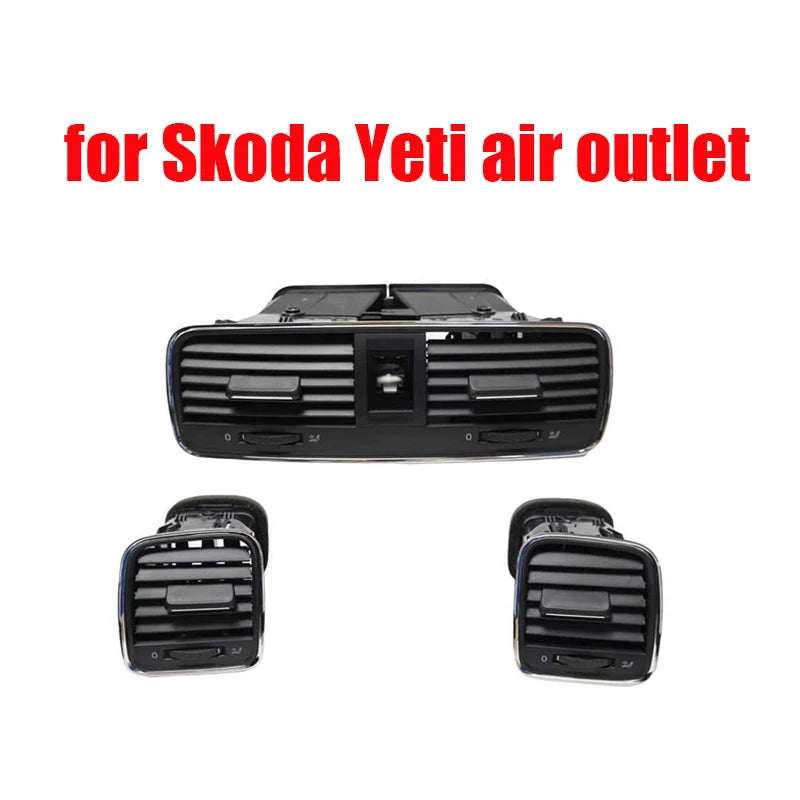 1pc 2pcs Air Conditioner Vent For Skoda Yeti A/C Grille Outlet Dashboard Air Conditioner Outlet