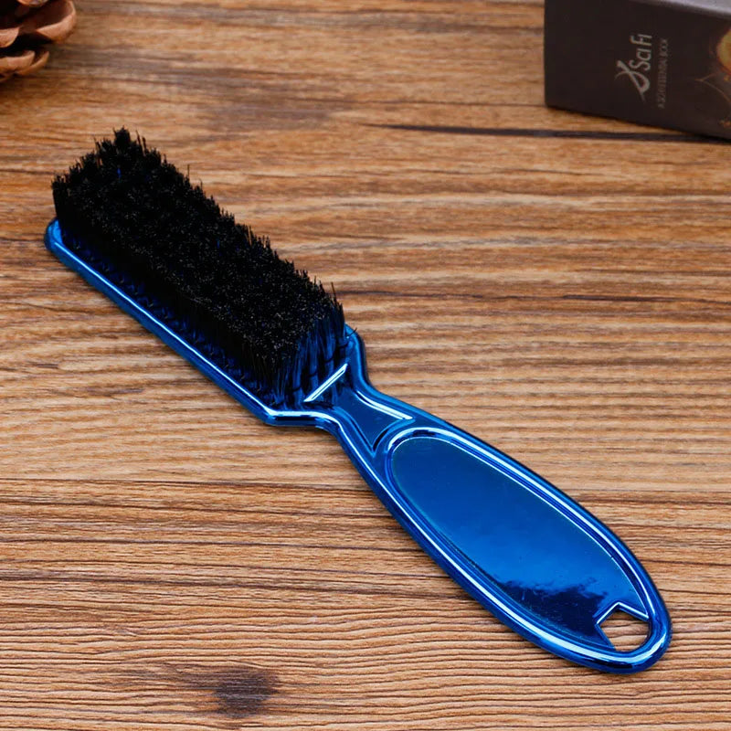 Six Colors Comb Brush  Small Beard Styling Brush Professional Shave Beard Brush Barber Vintage Carving Cleaning Brush