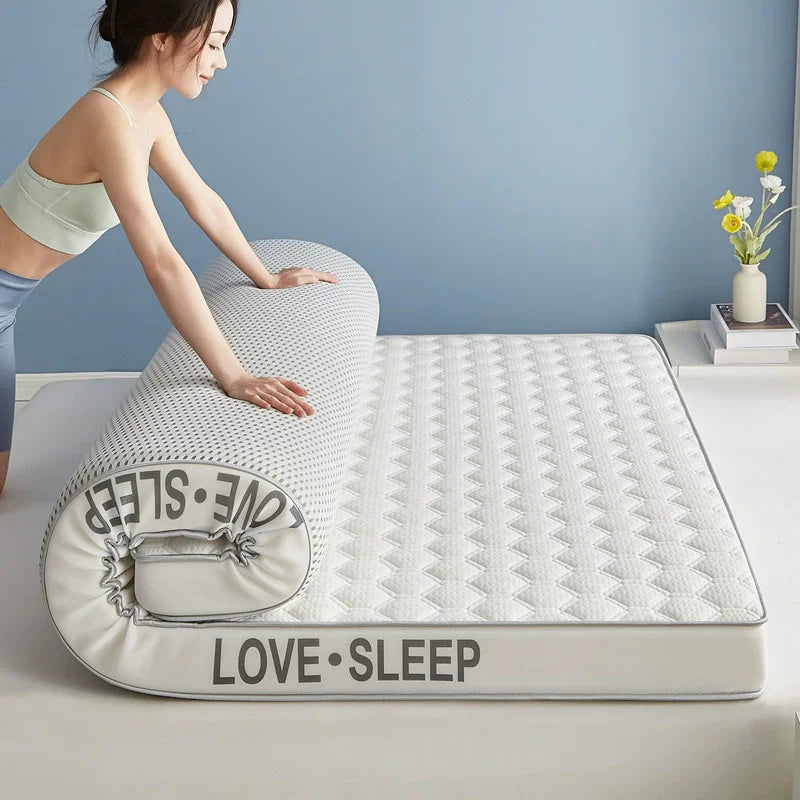 Single Tatami Mattress Hard Cushioned Memory Cotton Latex for Home Bedroom Dormitory Student - Dormitory Style Bedding