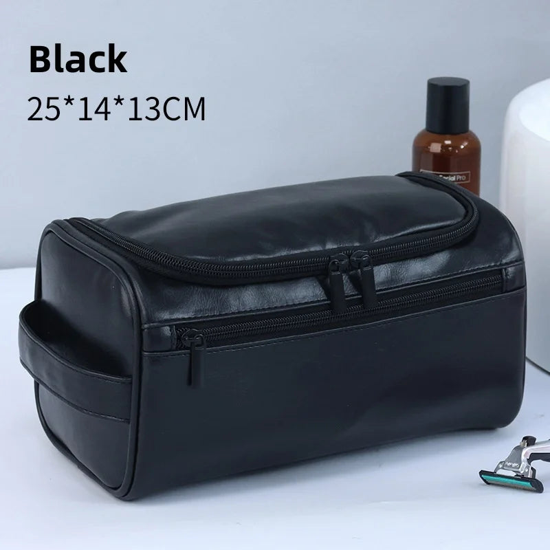 Portable Toiletry Washbag with Hanging Hook Waterproof Women Bathroom Cosmetic Storage Bag Large Capacity Travel Men Makeup Case