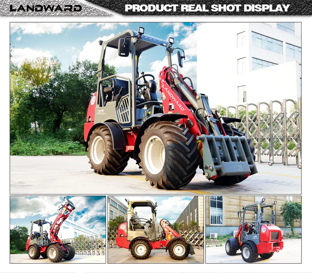 Cheap New design 4x4 mini loader wheel loader mini wheel loader Multifunctional compact Diesel Loader Customizablefor sale