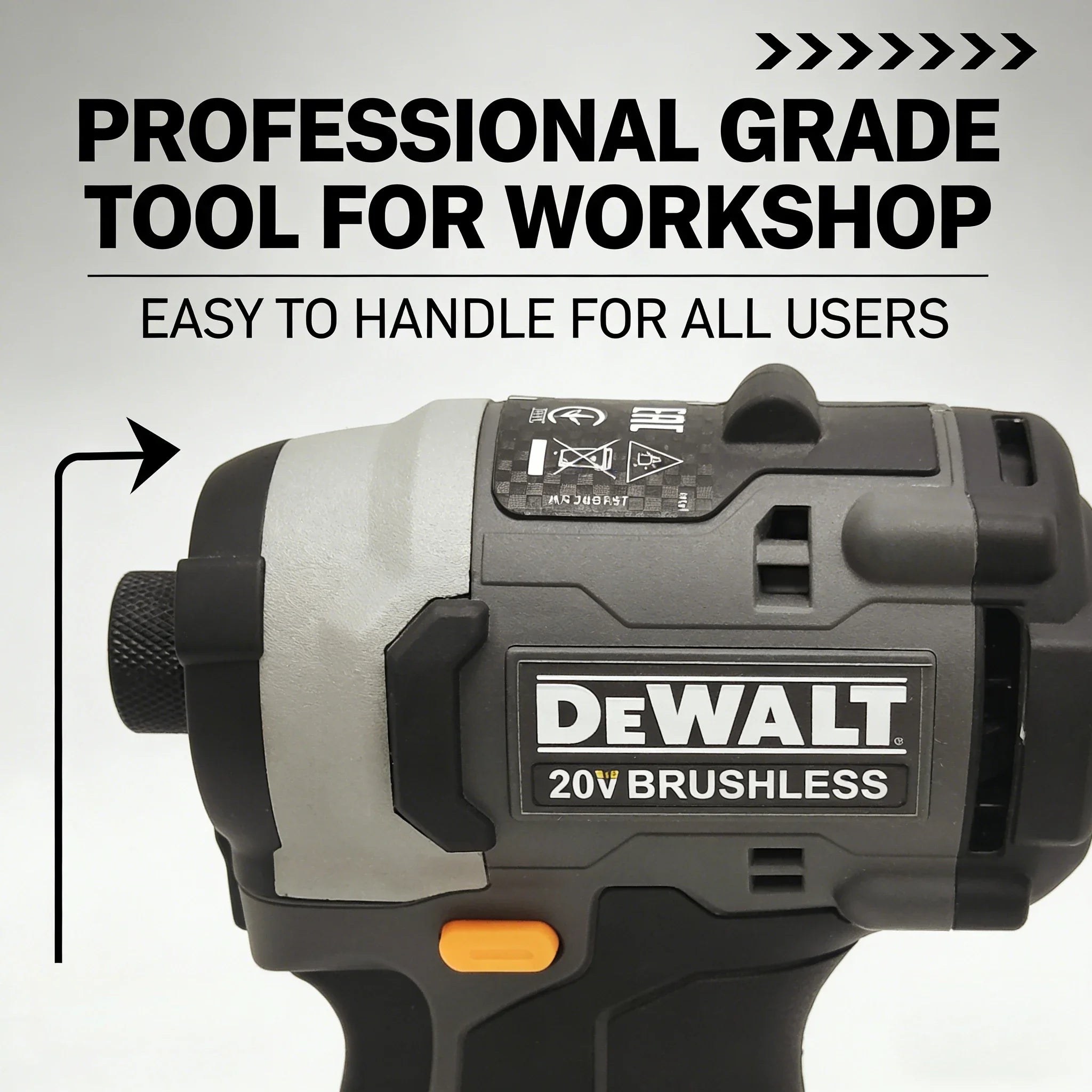 DeWalt DCF85M Brushless Lithium Impact Driver: Multi-Functional Electric Screwdriver & Variable Speed Woodworking Drill