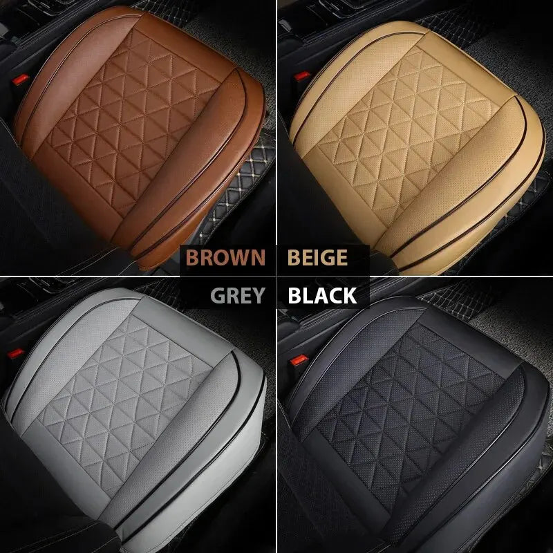 Nouvelle Housse de Siège Avant de Voiture en Cuir PU Coussin de Siège Auto Protection de Siège de Voiture Universelle Tapis de Chaise Auto Accessoires Automobile