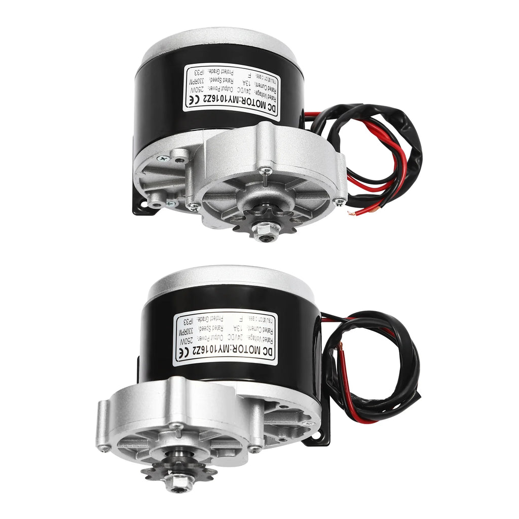 250W Black Motor Drive Air Wheel Conversion Kit 330.69-440.92Lbs Load Capacity Dual Wheel Set for Electric Beach Scooter
