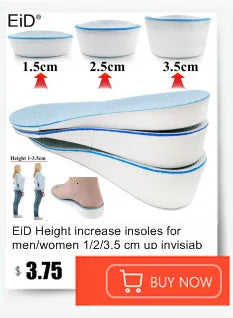 EiD New Arch Support 25mm Orthotic insole Black Leather orthotics Insoles for Flat Foot O/X Leg Corrected Shoe Sole insert pads