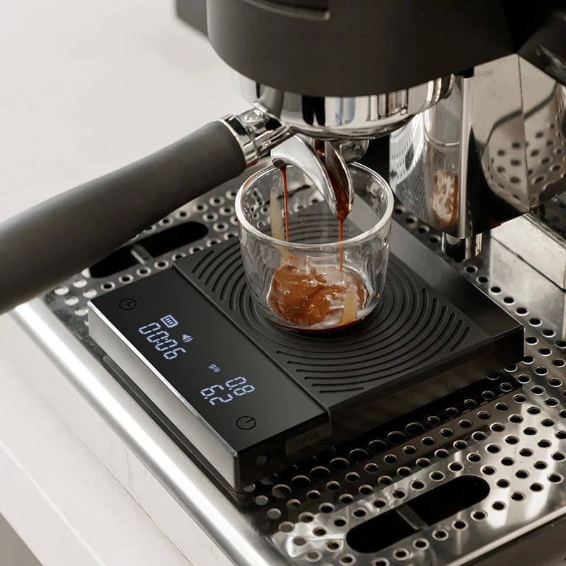 TIMEMORE Store Black Mirror Basic2 Plus Nouvelle balance numérique de cuisine pour café avec minuterie et recharge USB, mini balance numérique légère.