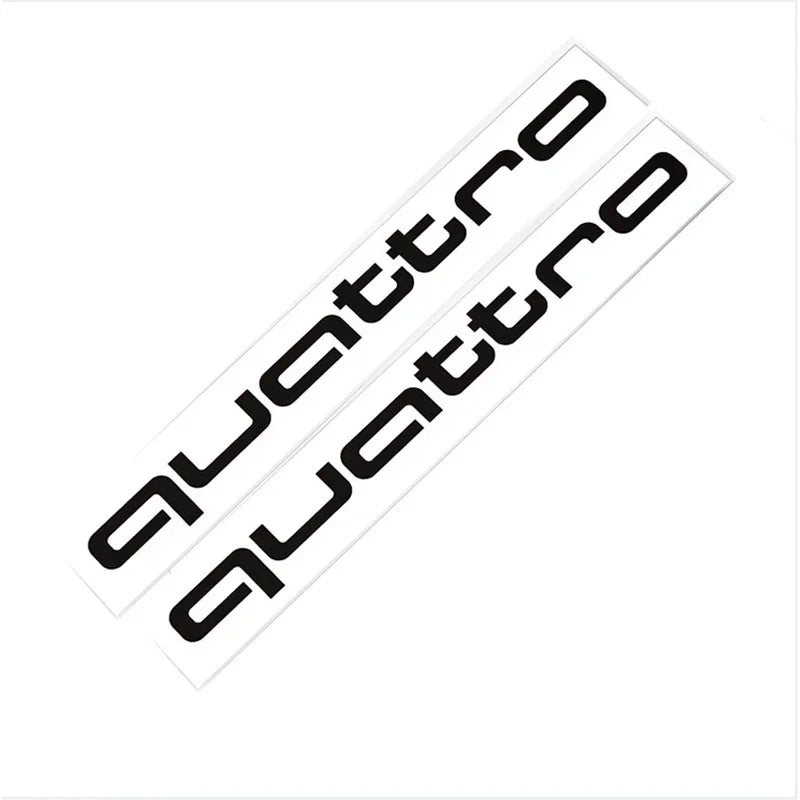 2pcs Car Body Reflective Stickers Decorative Stickers For Audi Quattro A1 A3 A4 A5 A6 A7 A8 Q2 Q3 Q5 Q7 S2 S3 S4 TT