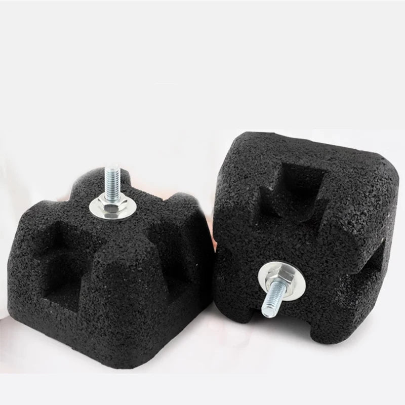 4PCS Rubber Noise prevention base Air conditioner cushion outside rubber support bear 200kg